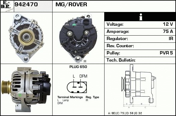 EDR Generaator 942840