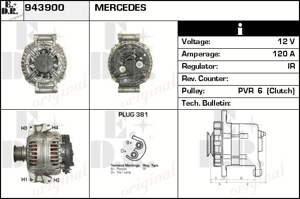 EDR Generaator 945330