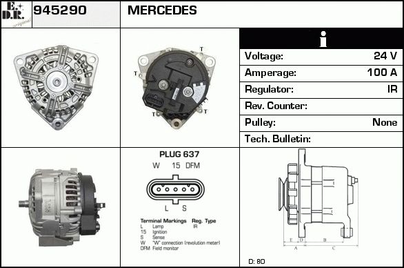 EDR Generaator 946000