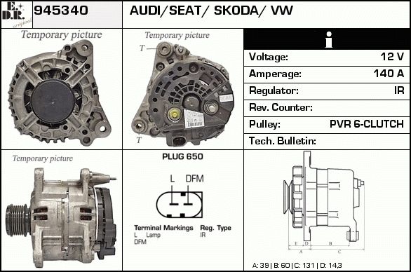 EDR Generaator 946060