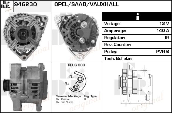 EDR Generaator 947340