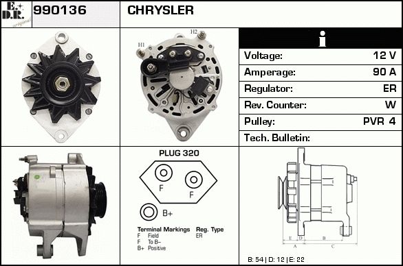 EDR Generaator 990165