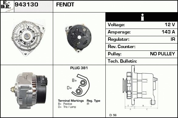 EDR Pidurisadul DC70336