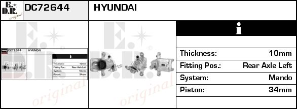 EDR Pidurisadul DC72743