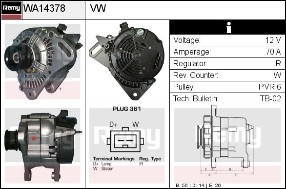 EDR Generaator WA14888