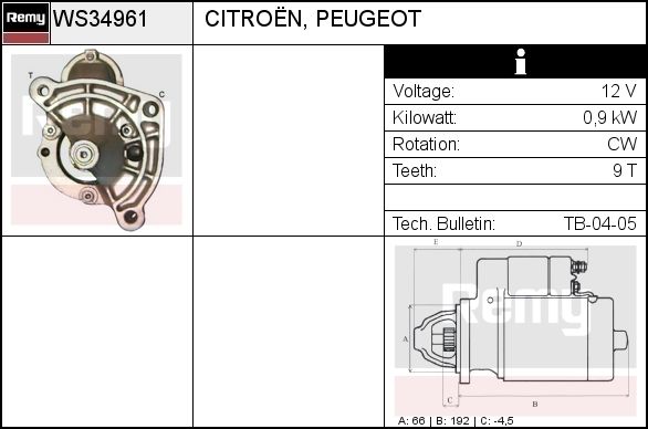 EDR Starter WS39021