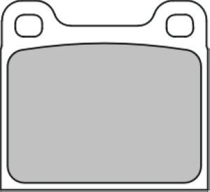 EEC Комплект тормозных колодок, дисковый тормоз BRP0121