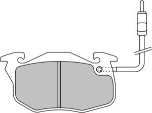 EEC Piduriklotsi komplekt,ketaspidur BRP0471