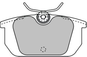 EEC Комплект тормозных колодок, дисковый тормоз BRP0524