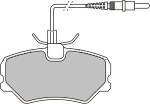 EEC Комплект тормозных колодок, дисковый тормоз BRP0546