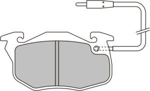 EEC Комплект тормозных колодок, дисковый тормоз BRP0713