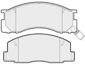EEC Комплект тормозных колодок, дисковый тормоз BRP0744