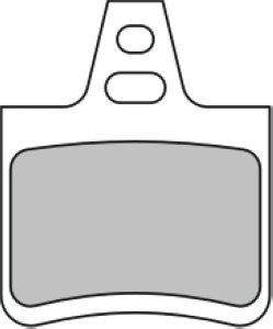 EEC Комплект тормозных колодок, дисковый тормоз BRP0770