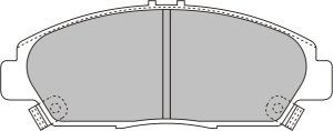 EEC Piduriklotsi komplekt,ketaspidur BRP0795