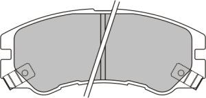 EEC Комплект тормозных колодок, дисковый тормоз BRP0797