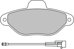 EEC Piduriklotsi komplekt,ketaspidur BRP0812