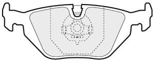 EEC Комплект тормозных колодок, дисковый тормоз BRP0856