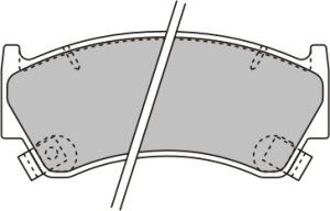 EEC Piduriklotsi komplekt,ketaspidur BRP0880