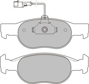 EEC Комплект тормозных колодок, дисковый тормоз BRP0895