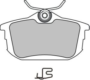 EEC Комплект тормозных колодок, дисковый тормоз BRP0934