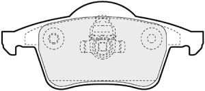 EEC Комплект тормозных колодок, дисковый тормоз BRP1071