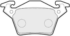 EEC Комплект тормозных колодок, дисковый тормоз BRP1077