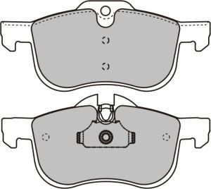 EEC Комплект тормозных колодок, дисковый тормоз BRP1120