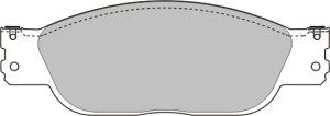 EEC Комплект тормозных колодок, дисковый тормоз BRP1132