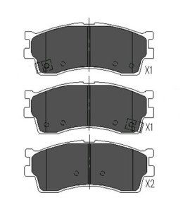 EEC Piduriklotsi komplekt,ketaspidur BRP1160