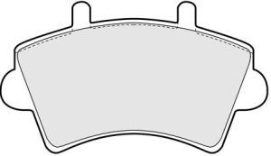 EEC Piduriklotsi komplekt,ketaspidur BRP1204