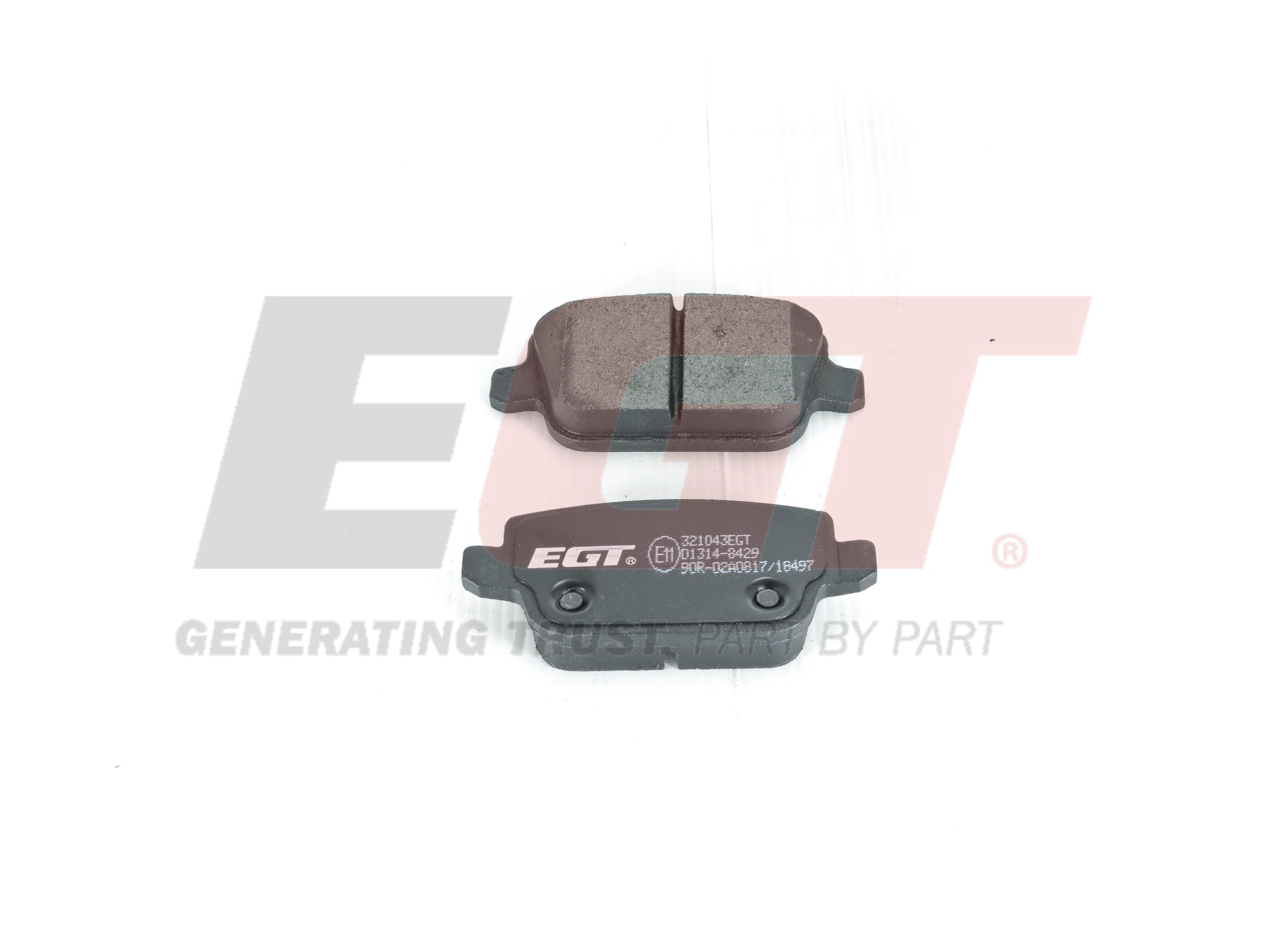 EGT Комплект тормозных колодок, дисковый тормоз 321043EGT