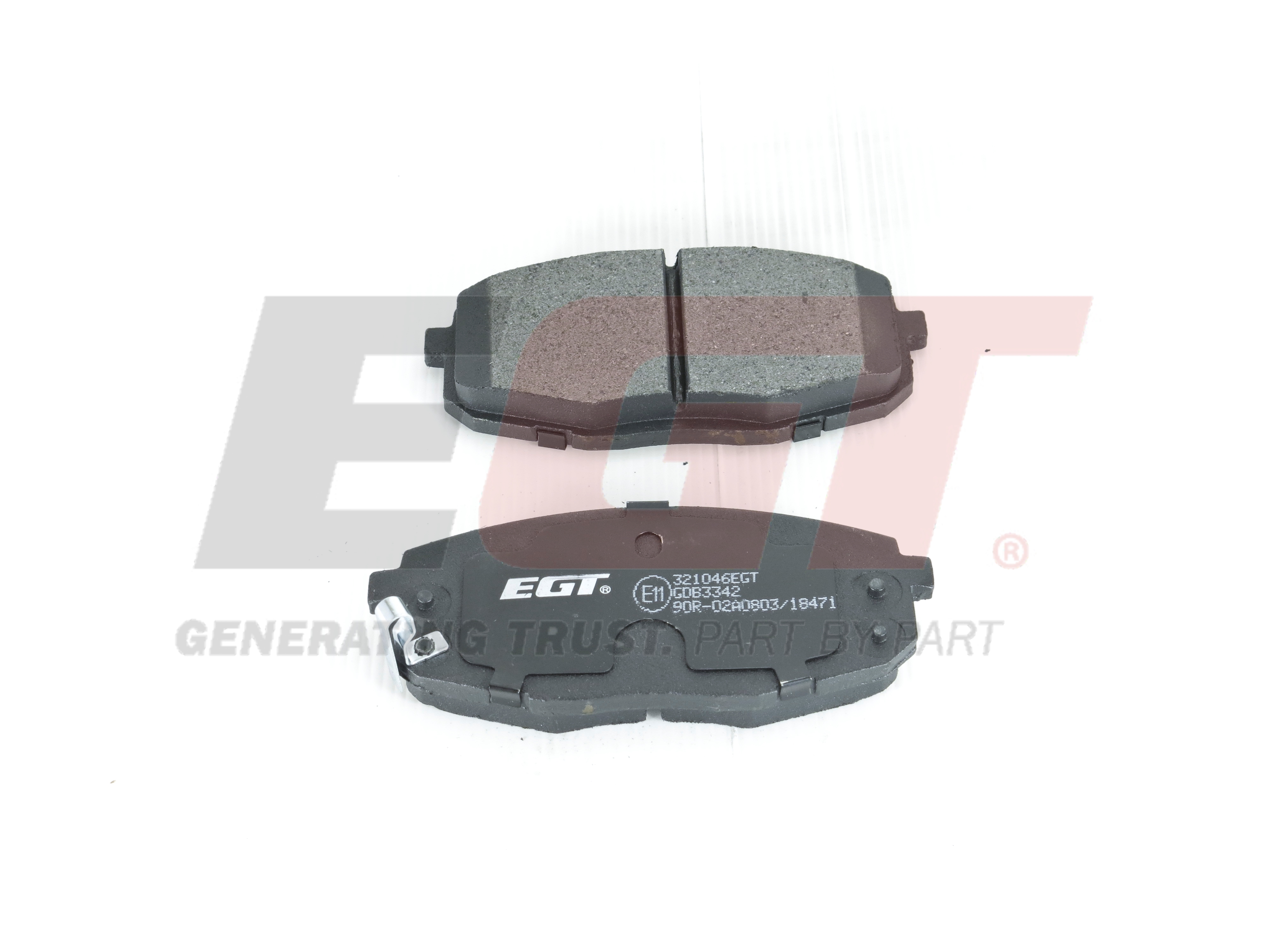 EGT Комплект тормозных колодок, дисковый тормоз 321046EGT