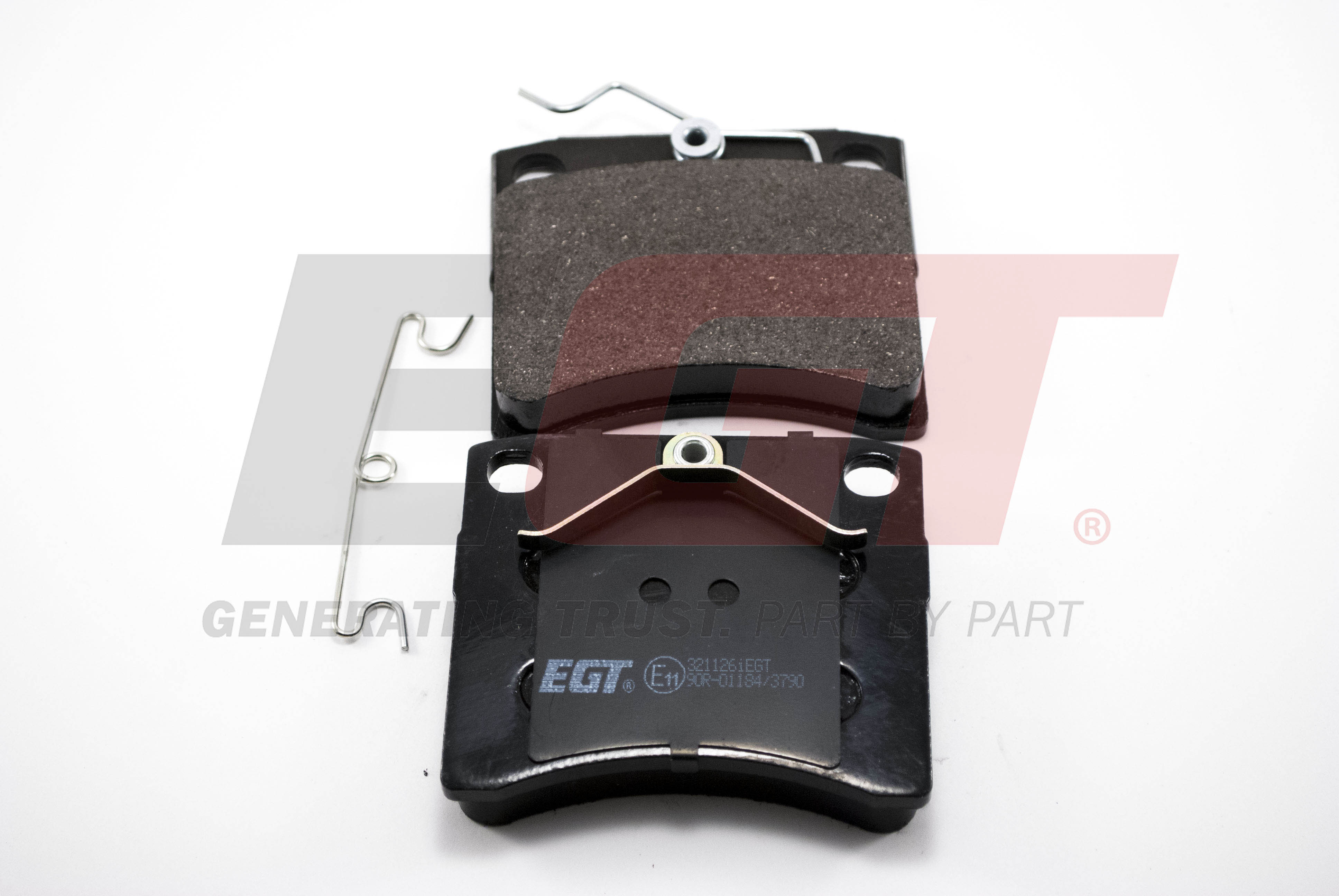 EGT Комплект тормозных колодок, дисковый тормоз 321126IEGT