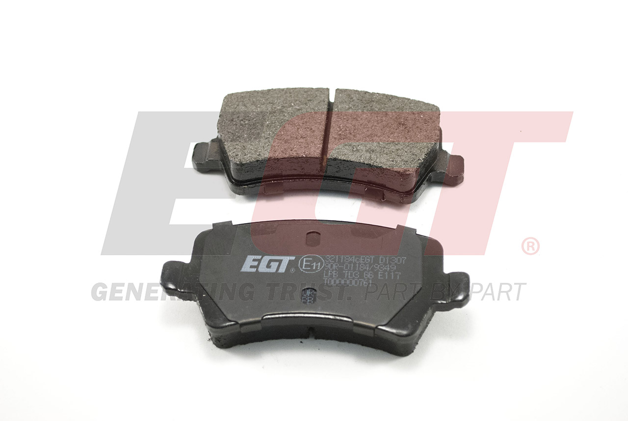 EGT Комплект тормозных колодок, дисковый тормоз 321184CEGT
