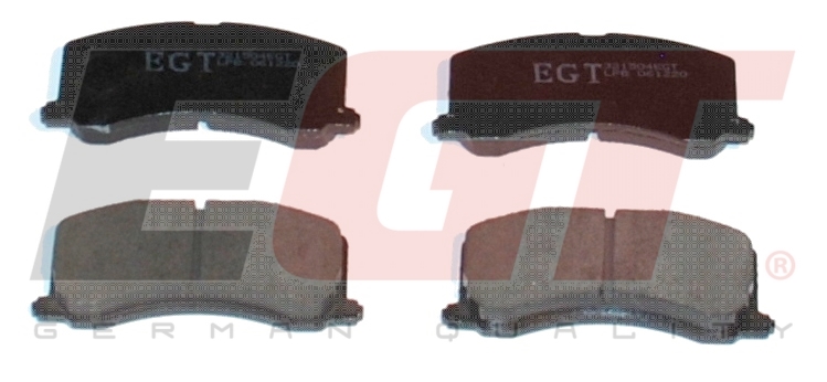 EGT Комплект тормозных колодок, дисковый тормоз 321504EGT