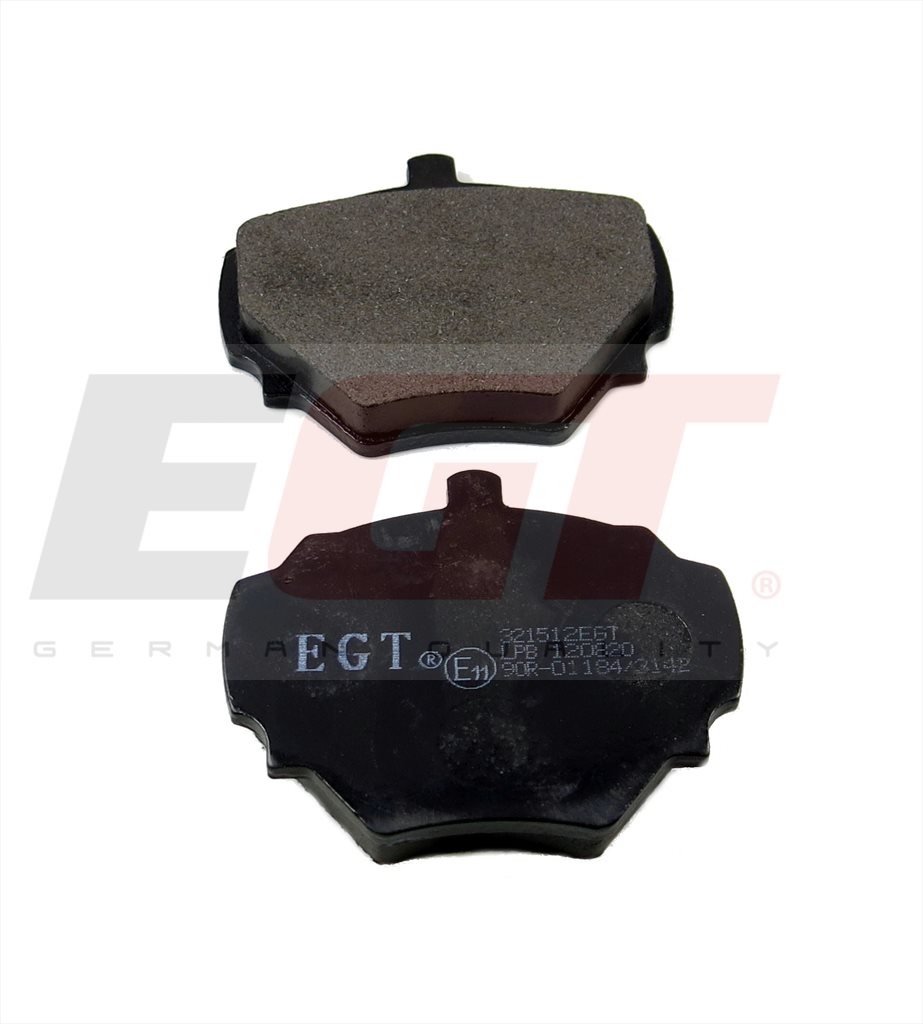 EGT Комплект тормозных колодок, дисковый тормоз 321512EGT