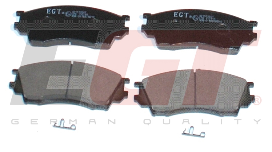 EGT Комплект тормозных колодок, дисковый тормоз 321572EGT