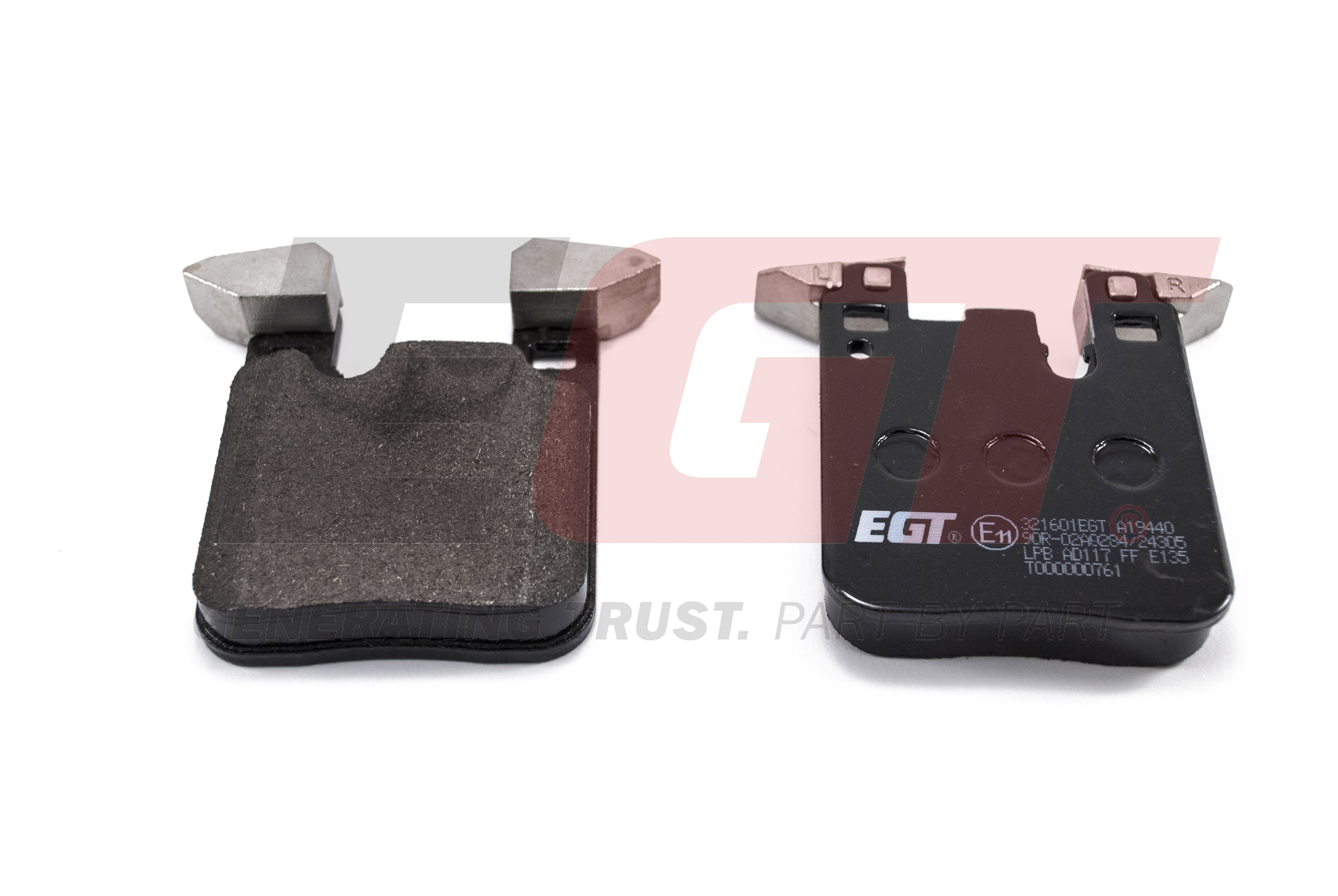 EGT Комплект тормозных колодок, дисковый тормоз 321601EGT