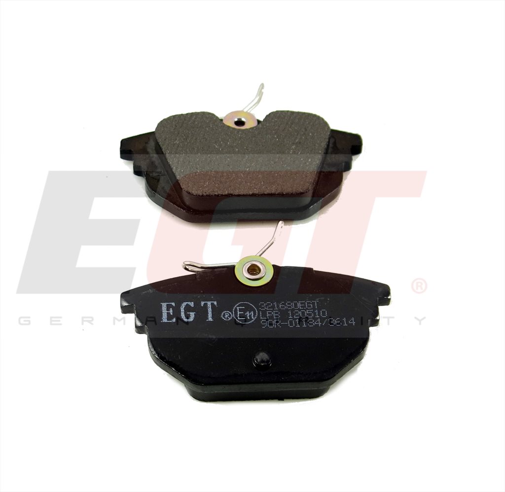 EGT Комплект тормозных колодок, дисковый тормоз 321680EGT