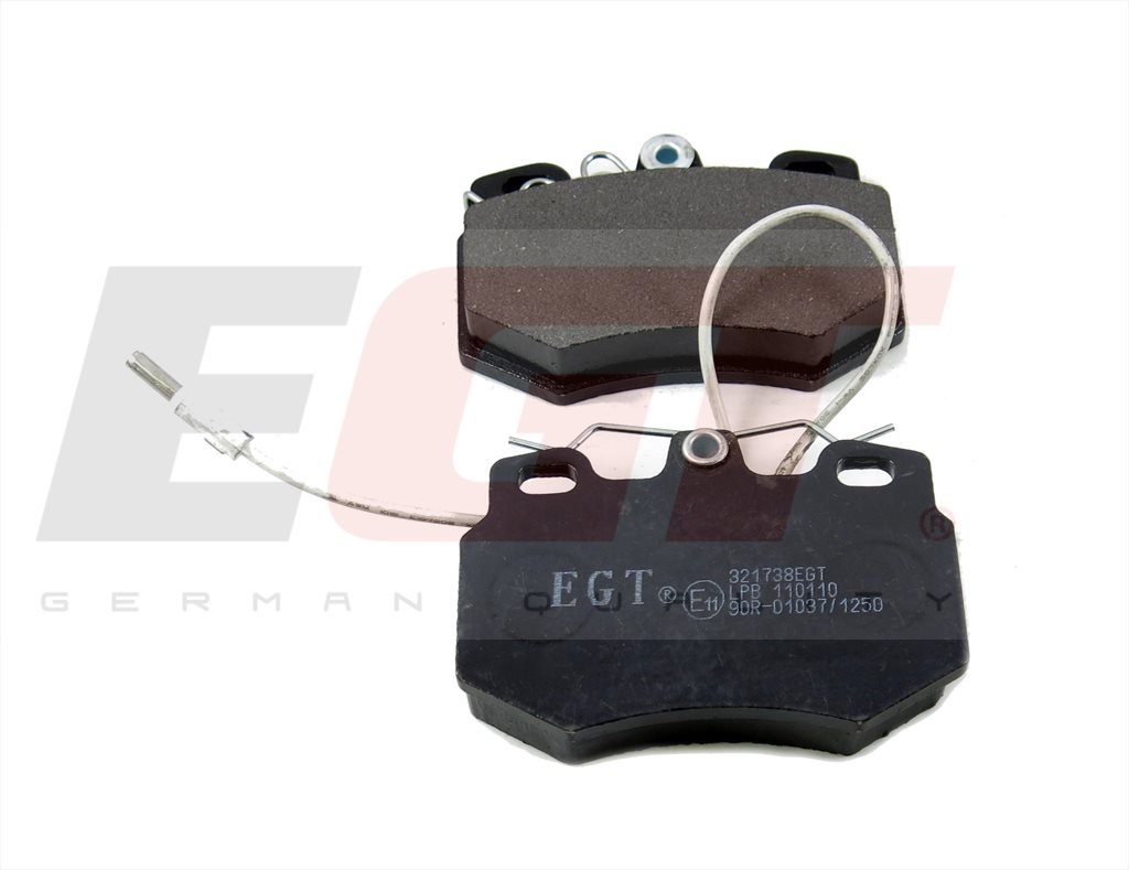 EGT Комплект тормозных колодок, дисковый тормоз 321738EGT