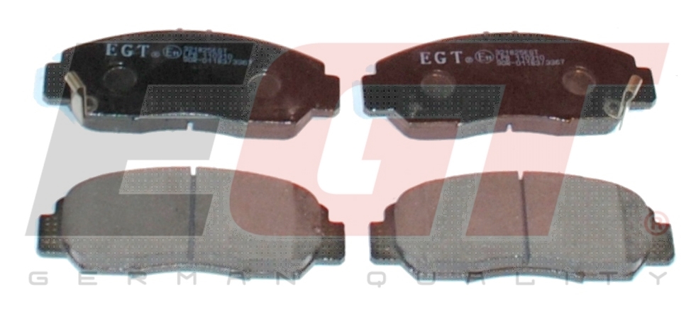 EGT Комплект тормозных колодок, дисковый тормоз 321825EGT