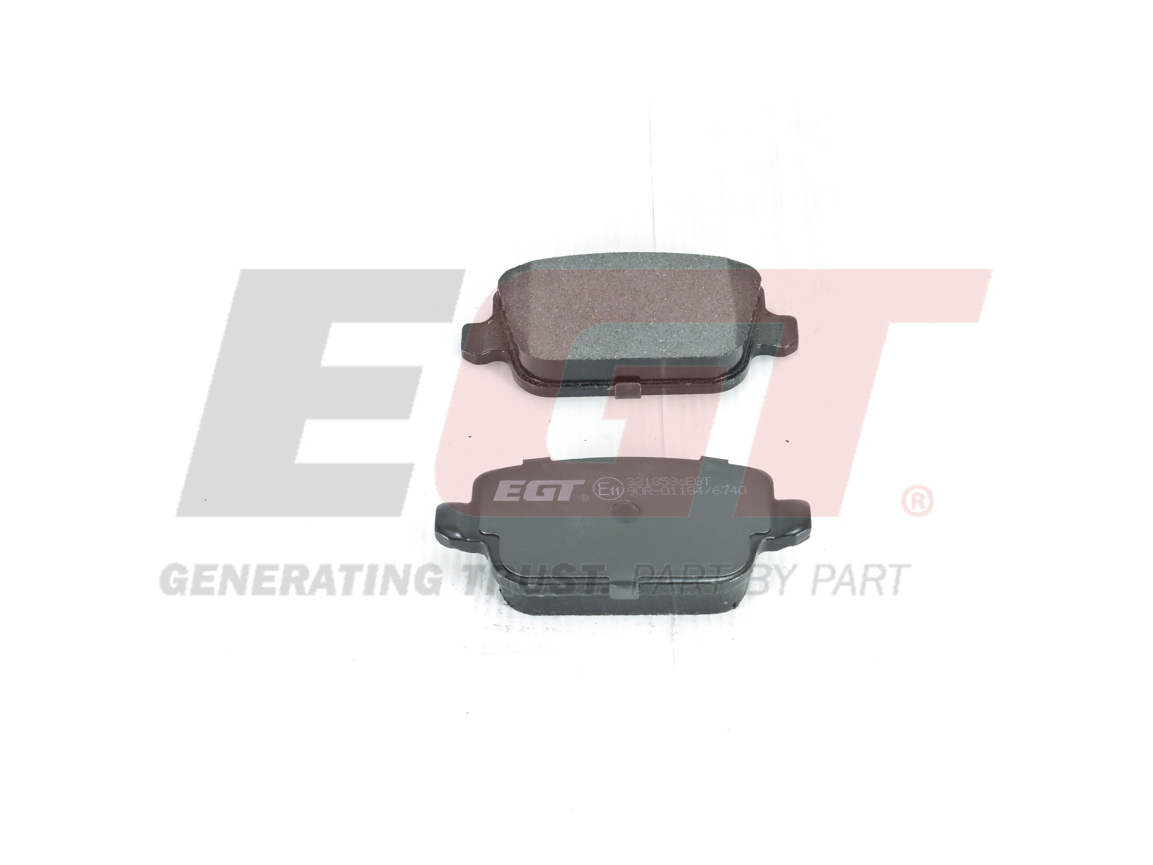 EGT Комплект тормозных колодок, дисковый тормоз 321858CEGT