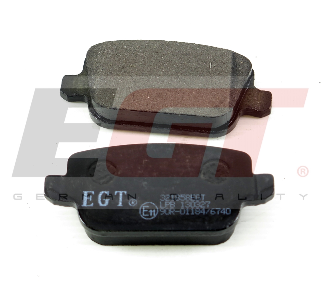 EGT Комплект тормозных колодок, дисковый тормоз 321858EGT