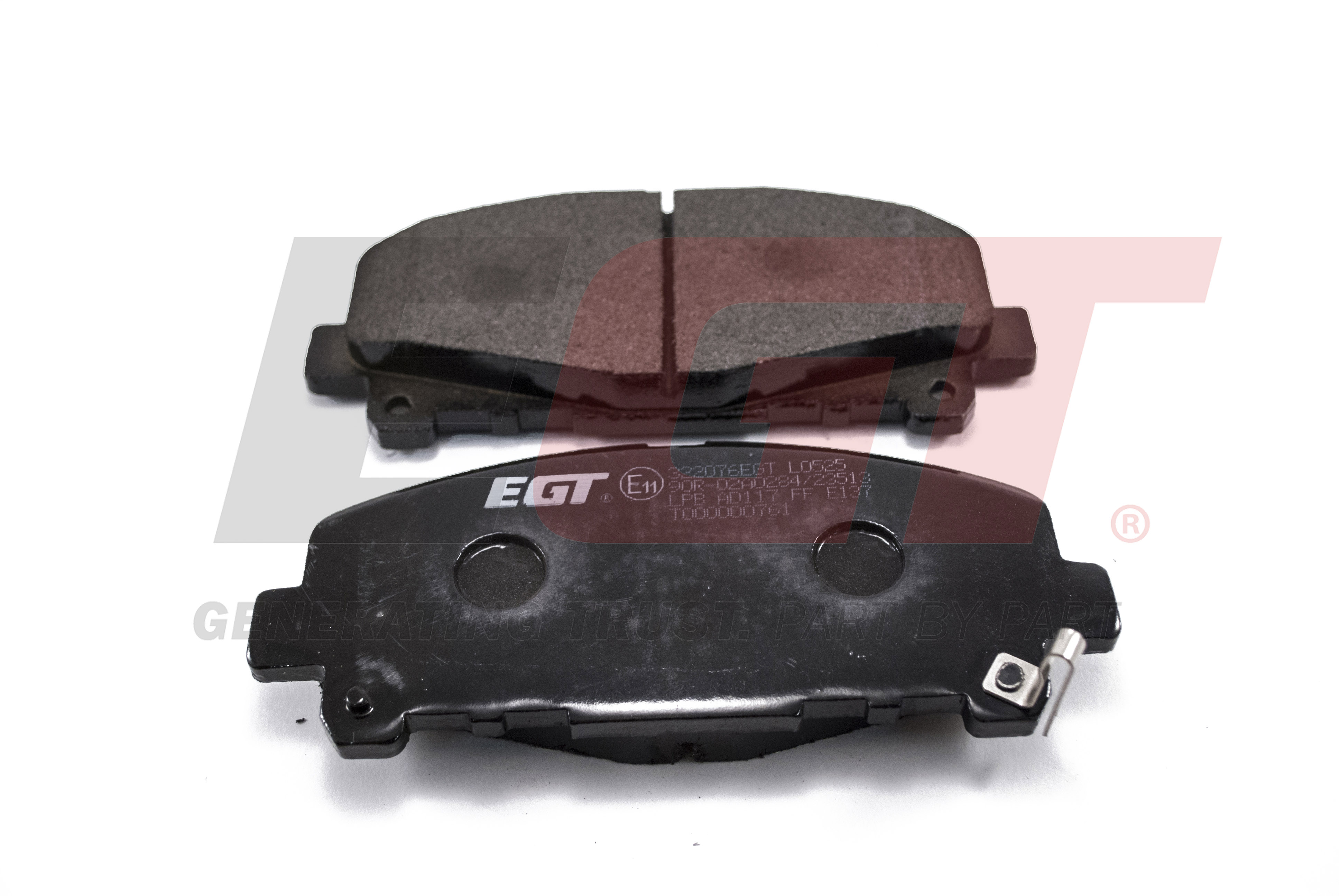 EGT Комплект тормозных колодок, дисковый тормоз 322076EGT