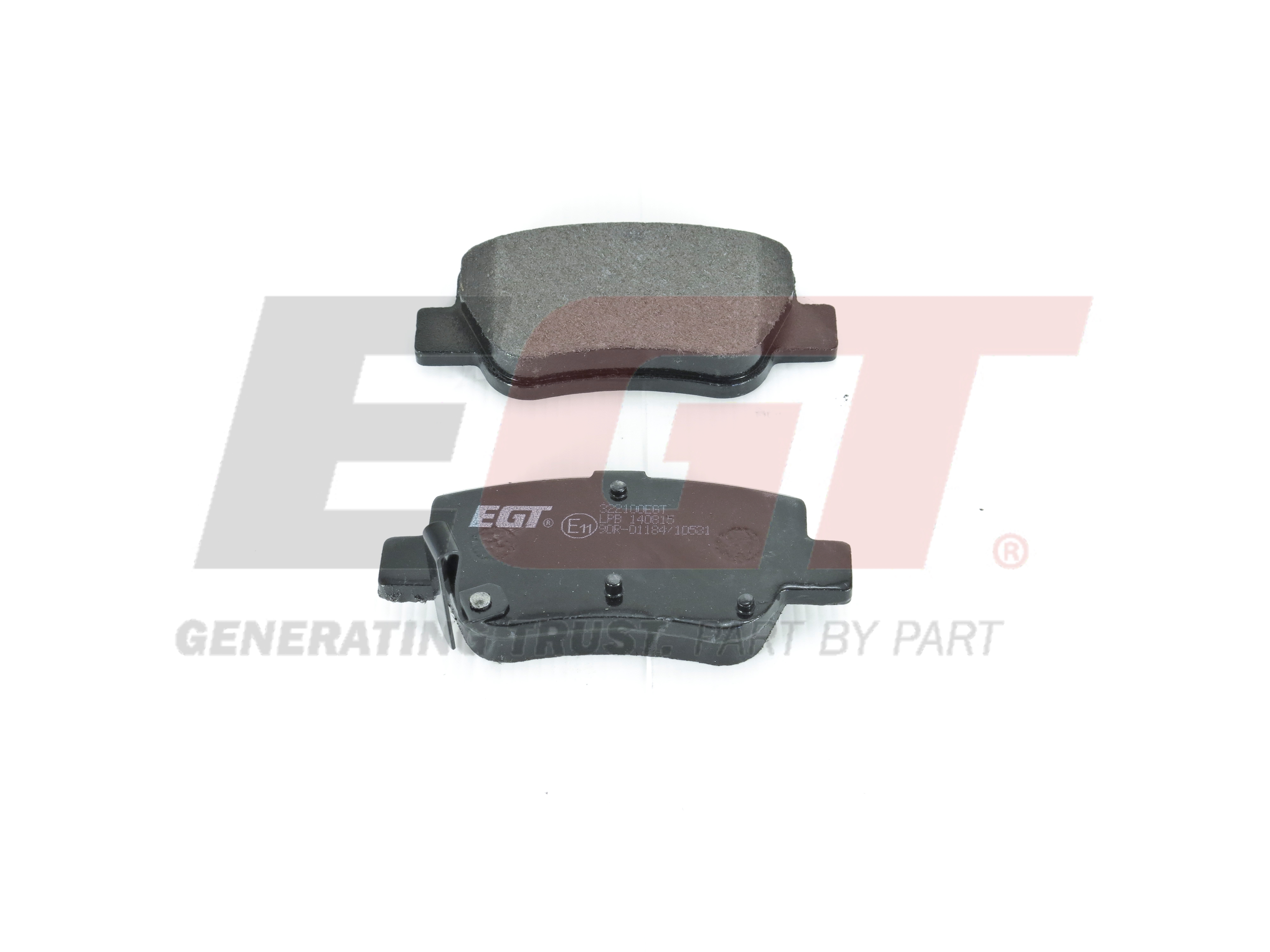 EGT Комплект тормозных колодок, дисковый тормоз 322100EGT