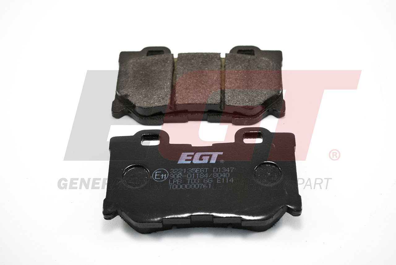 EGT Комплект тормозных колодок, дисковый тормоз 322135EGT