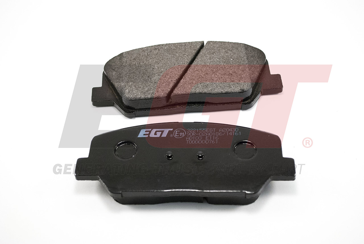 EGT Комплект тормозных колодок, дисковый тормоз 322155EGT