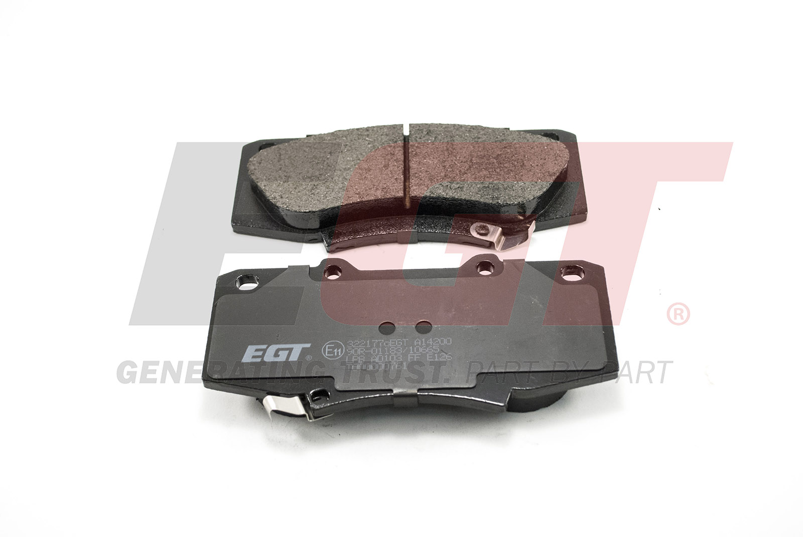 EGT Комплект тормозных колодок, дисковый тормоз 322177CEGT