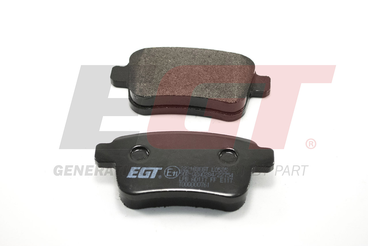 EGT Комплект тормозных колодок, дисковый тормоз 322183EGT