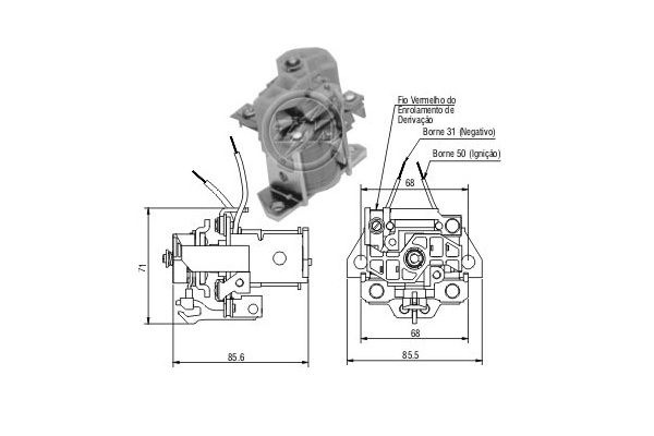 ERA Magnetlülitus,starter 22572